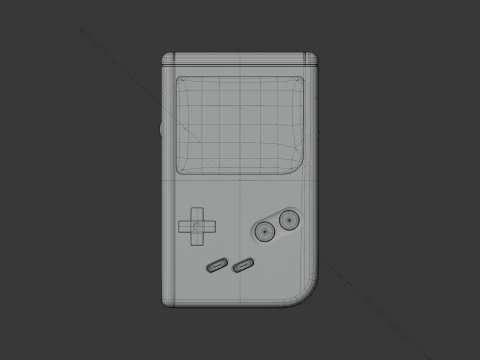 Gameboy 3D Model