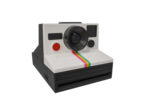 Polaroid camera 3D Model