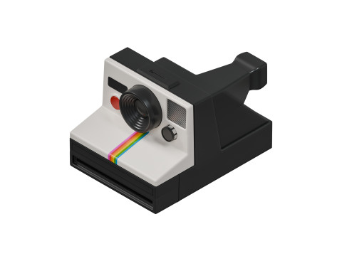 Polaroid camera 3D Модель