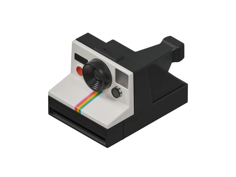 Polaroid camera 3D Model
