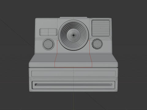 Polaroid camera 3D Модель