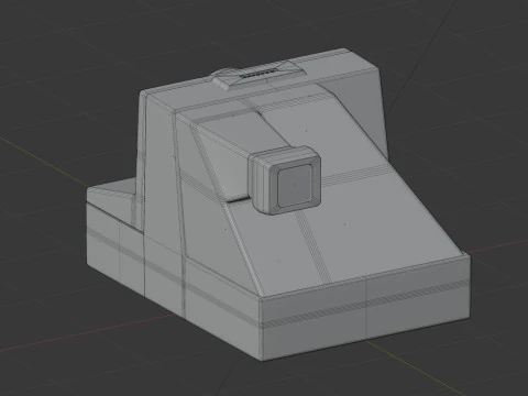 Polaroid camera 3D Model