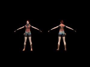 Claire Redfield Modelo 3D