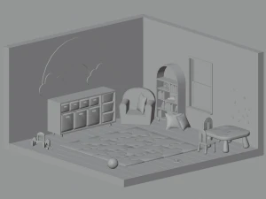 Playroom 3D Model