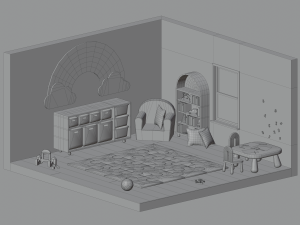 Playroom Modello 3D