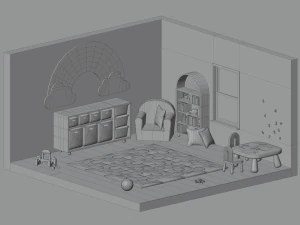 Playroom 3D Model