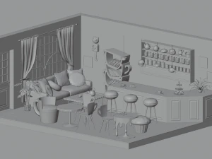 Teahouse 3D Model