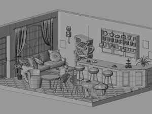 Teahouse 3D Model