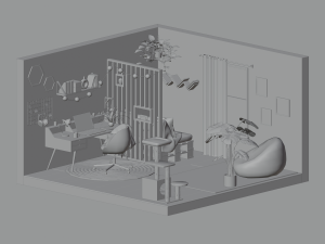 Workspace 3D Model