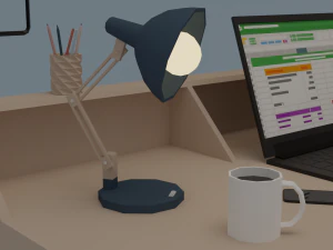 Workspace 3D Model