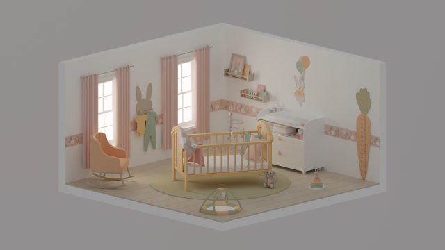 Baby room Modelo 3D .c4d .max .obj .3ds .fbx .stl .blend 