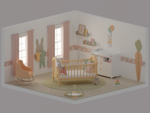 Baby room Modelo 3D