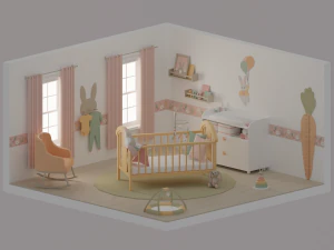 Bebek odası 3D Model