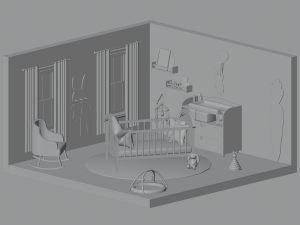 Baby room Modelo 3D