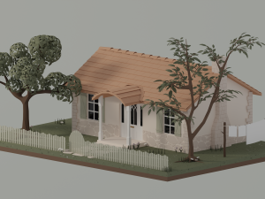 Cottage 3D Model