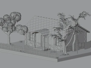 Cottage 3D Model