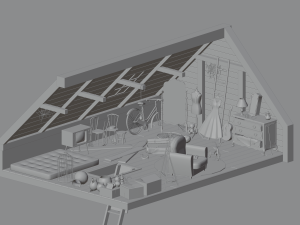 Attic 3D 모델