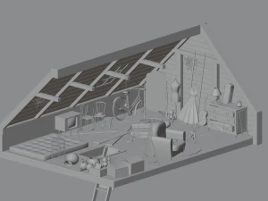 Attic 3D Model