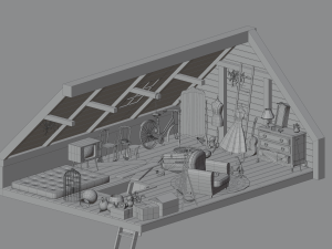 Attic 3D 모델