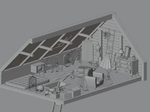 Attic 3D Model