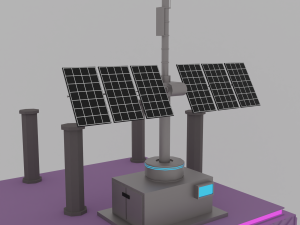 Cyberpunk city 3D Model
