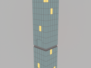 Cyberpunk city 3D Model