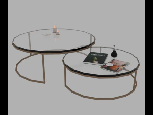 Bohemian living room 3D Model