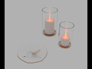 Bohemian living room 3D Model