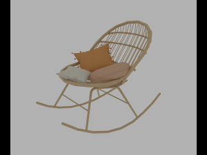 Bohemian living room 3D Model
