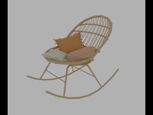 Bohemian living room 3D Model