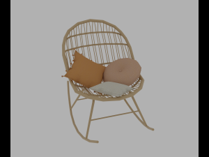 Bohemian living room 3D Model