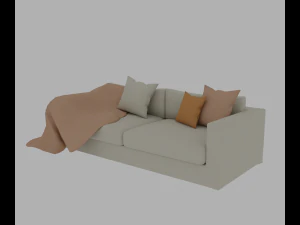 Bohemian living room 3D Model