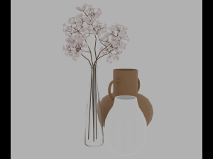 Bohemian living room 3D Model