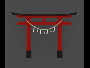 Torii gate 3D Model