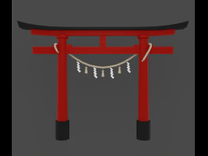 Torii gate 3D Model