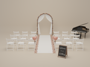 Outdoor Wedding 3D Model