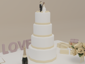 Outdoor Wedding 3D 模型