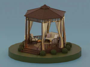 Gazebo Model 3D