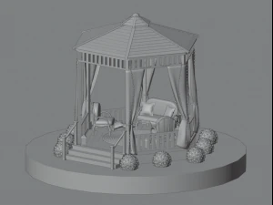 Gazebo Model 3D