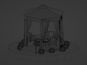 Gazebo Model 3D