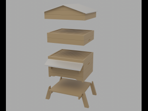 Beehive Model 3D