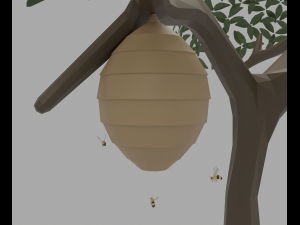 Beehive Model 3D