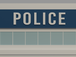 Police station 3D 모델