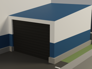 Police station 3D 모델
