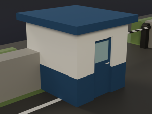 Police station 3D 모델