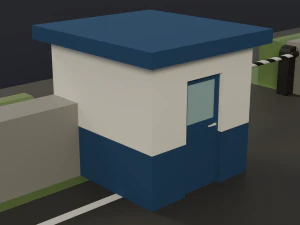 Police station 3D Model