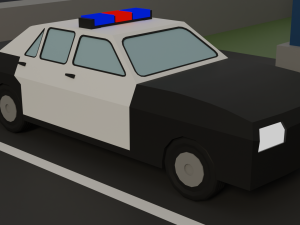 Police station 3D 모델