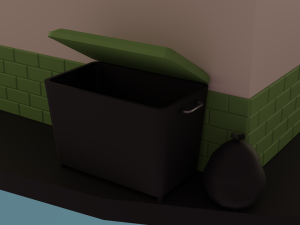 Gas station Model 3D
