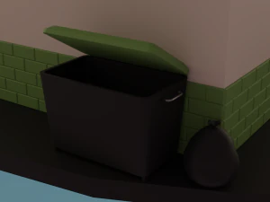 Gas station 3D Model