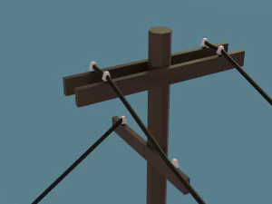 Gas station 3D Model